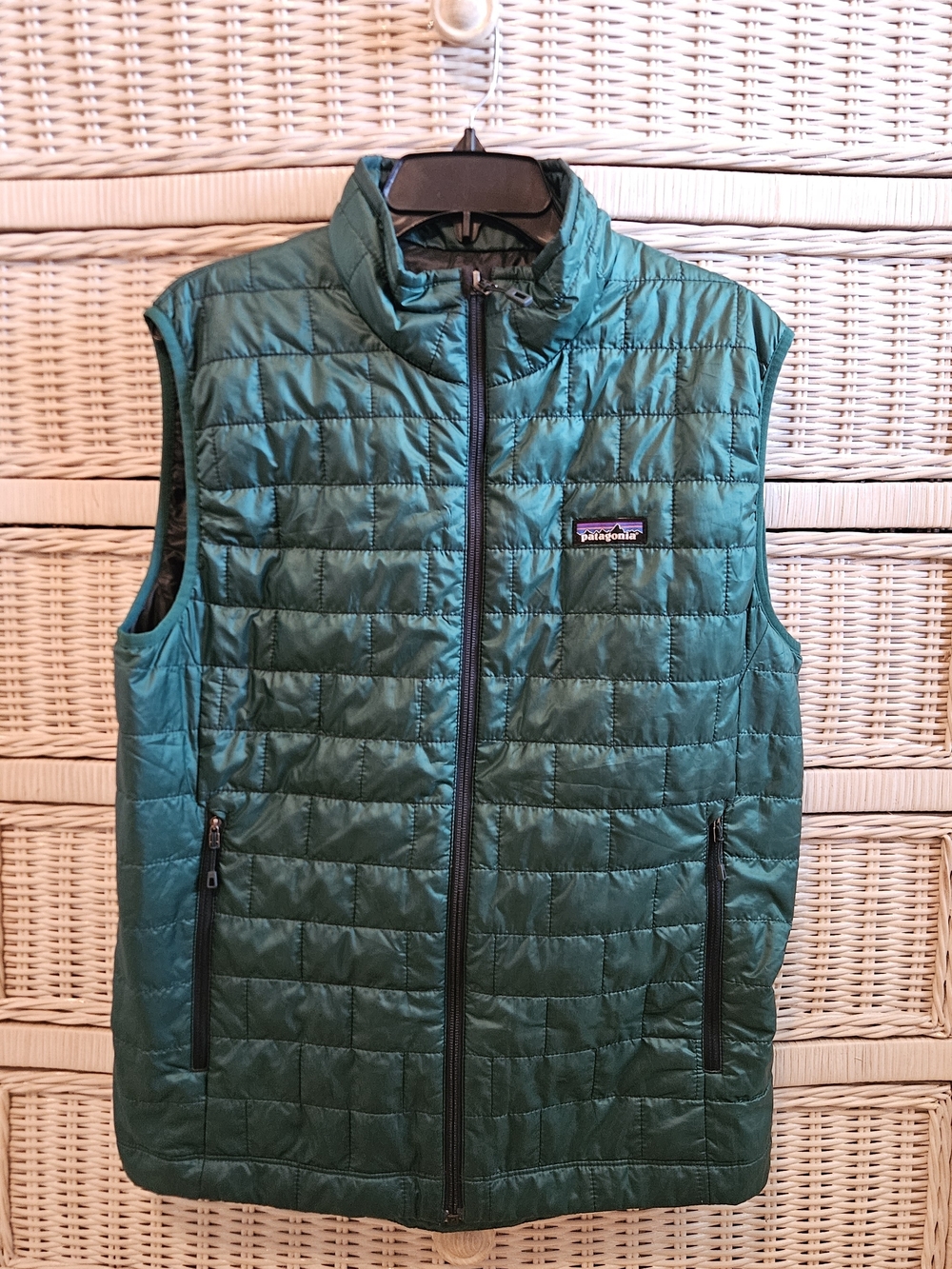 Patagonia Men’s Teal Quilted Insulated Vest